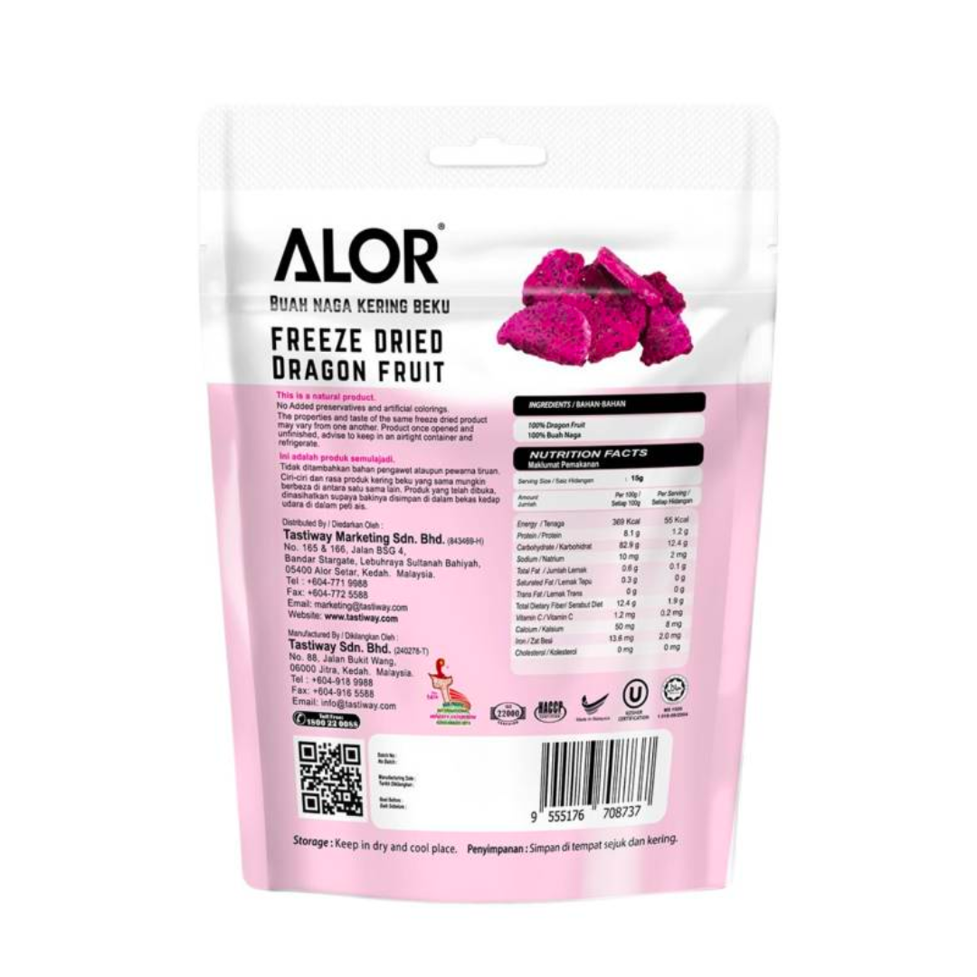 Alor - Freeze Dried Dragonfruit (15g)