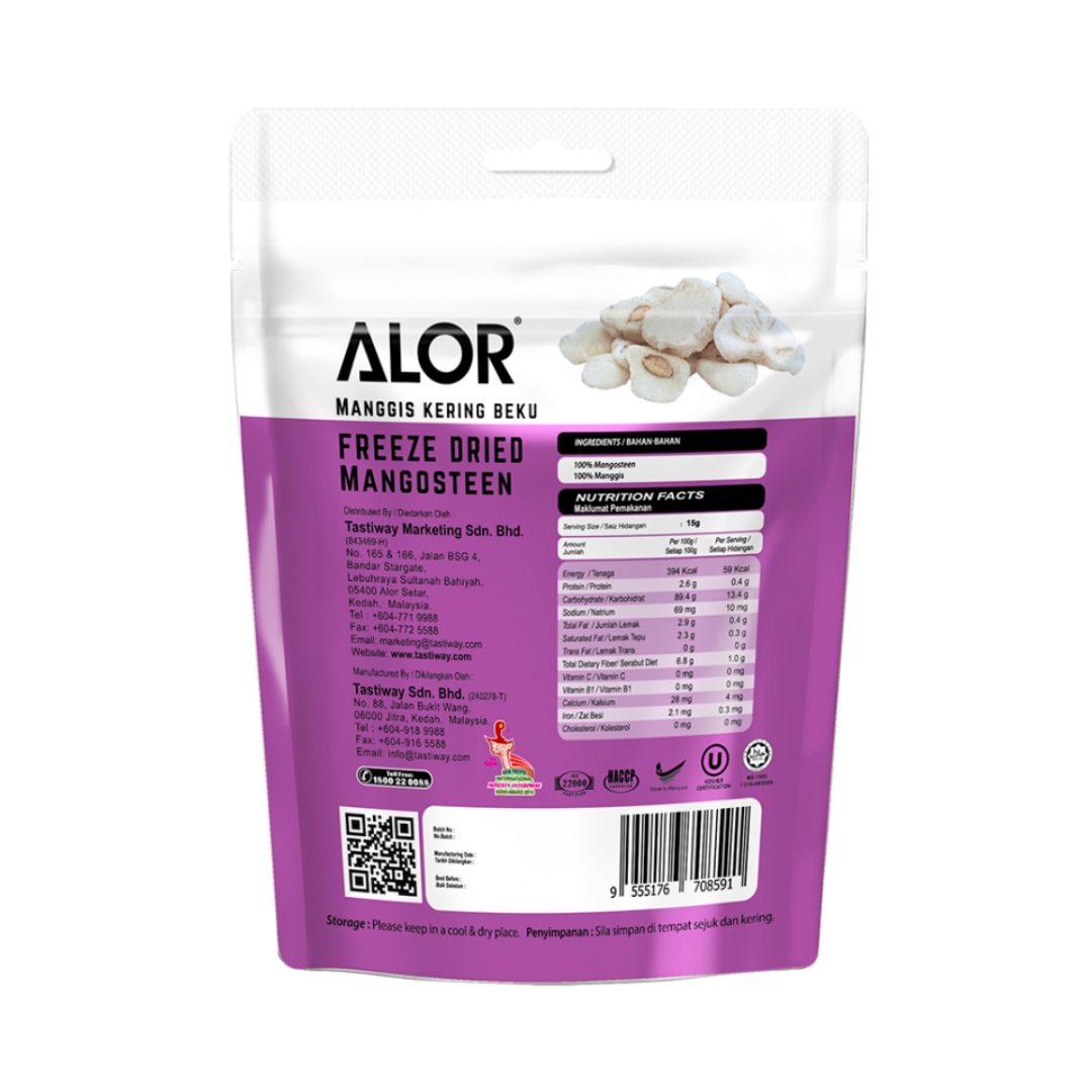 Alor - Freeze Dried Mangosteen (15g)