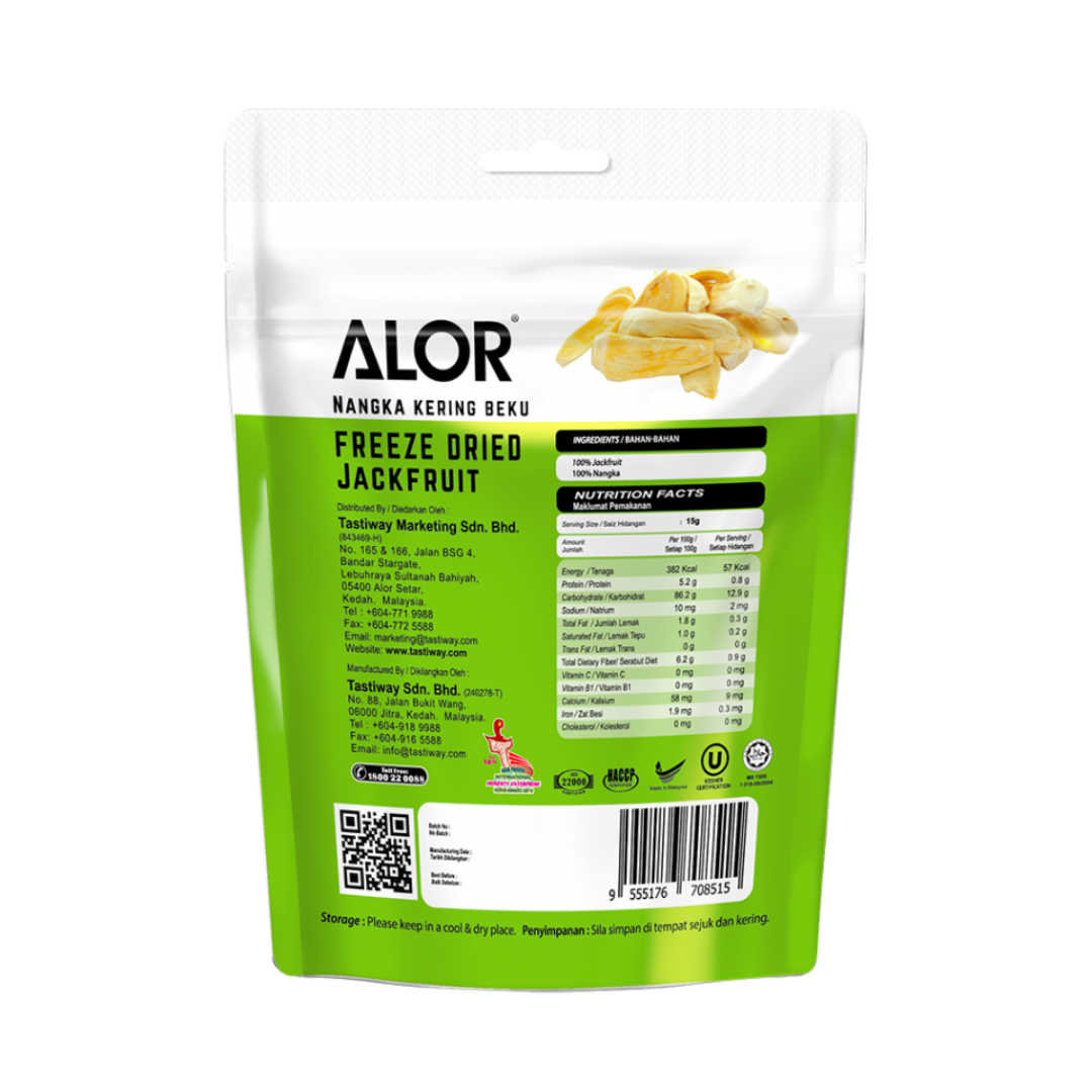 Alor - Freeze Dried Jackfruit (15g)