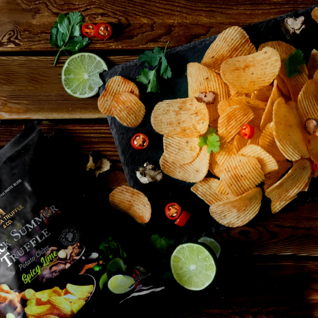 Aroma Truffle Black Summer Truffle Chips - Spicy Lime
