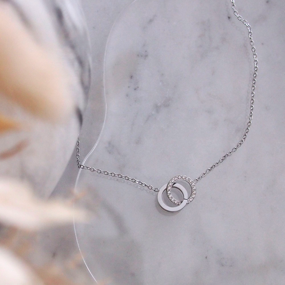 Arva Dune Necklace in Silver (Stainless Steel)