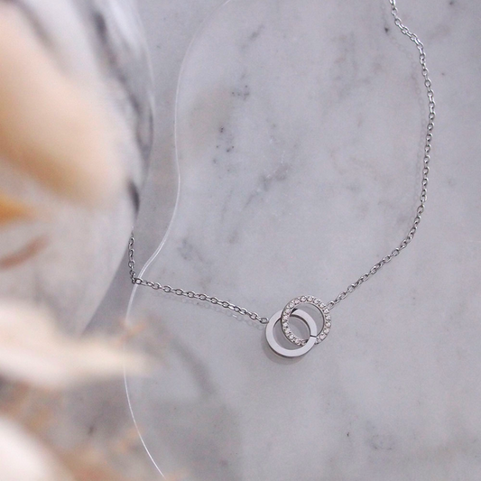 Arva Dune Necklace in Silver (Stainless Steel)