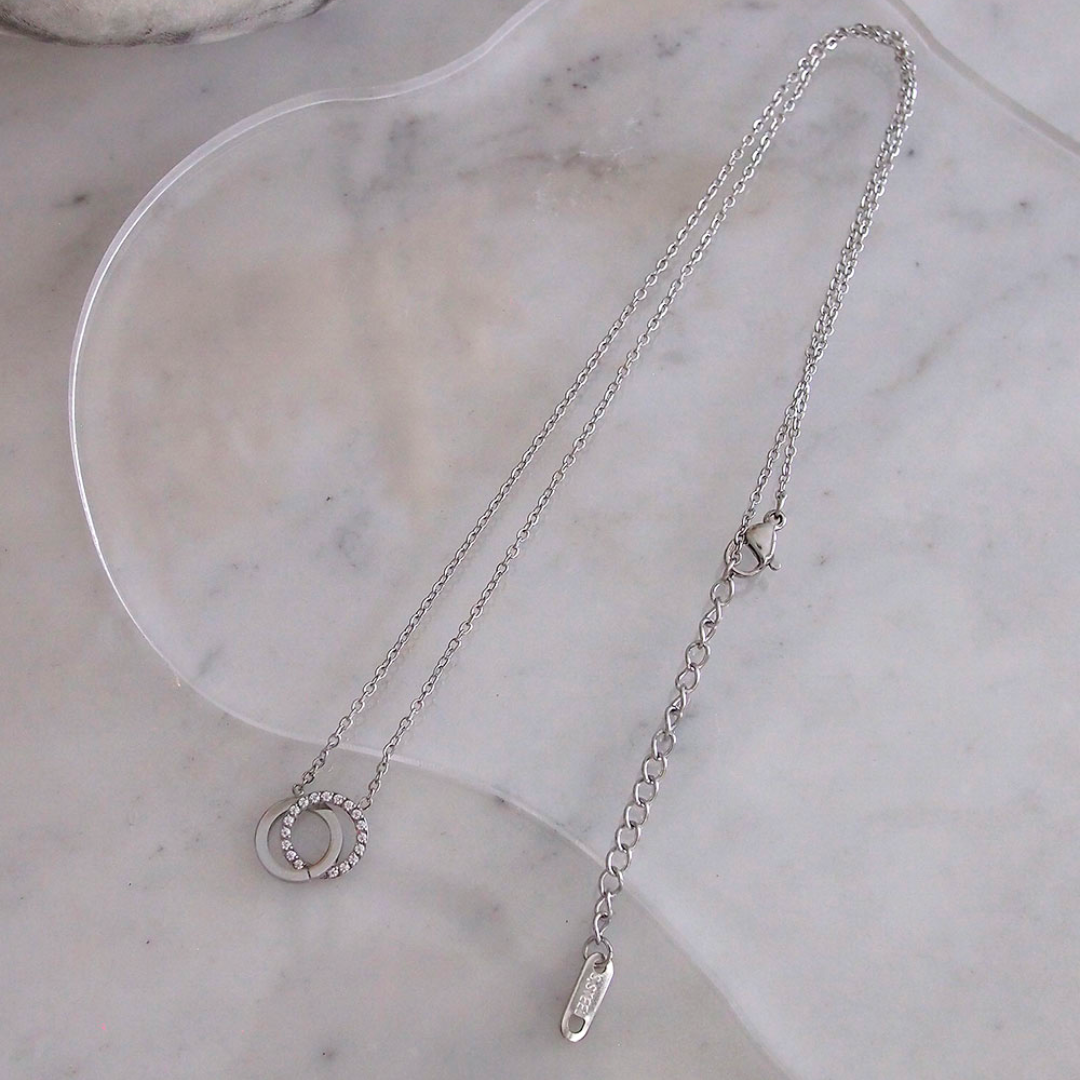 Arva Dune Necklace in Silver (Stainless Steel)
