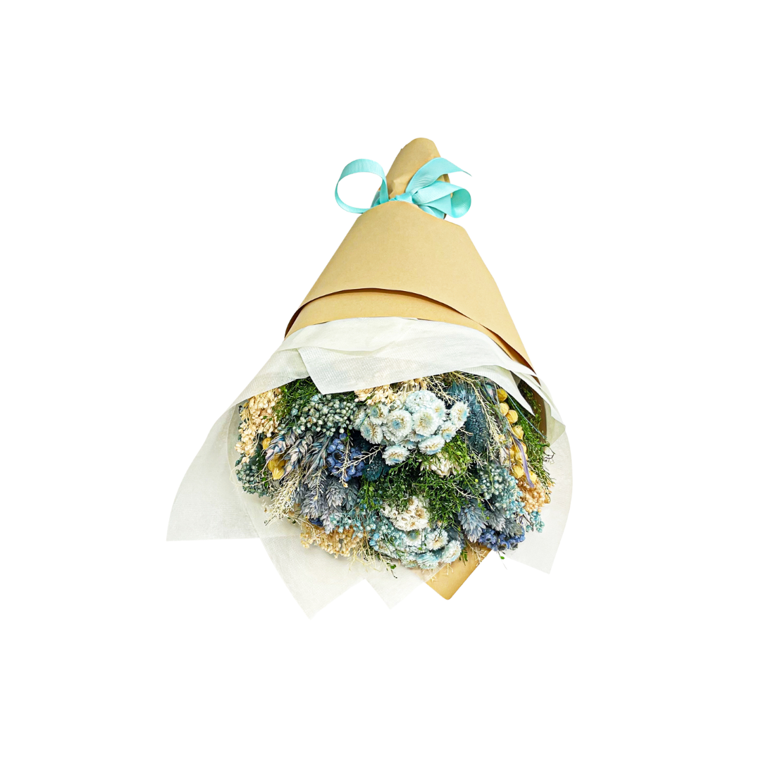 Azure Dried Flower Bouquet