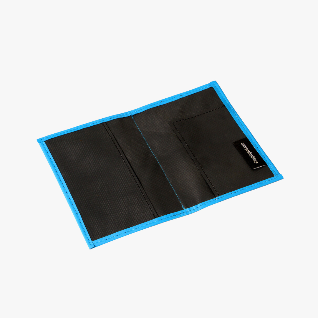 DDSG Upcycled Passport Cover - Shades of Blue