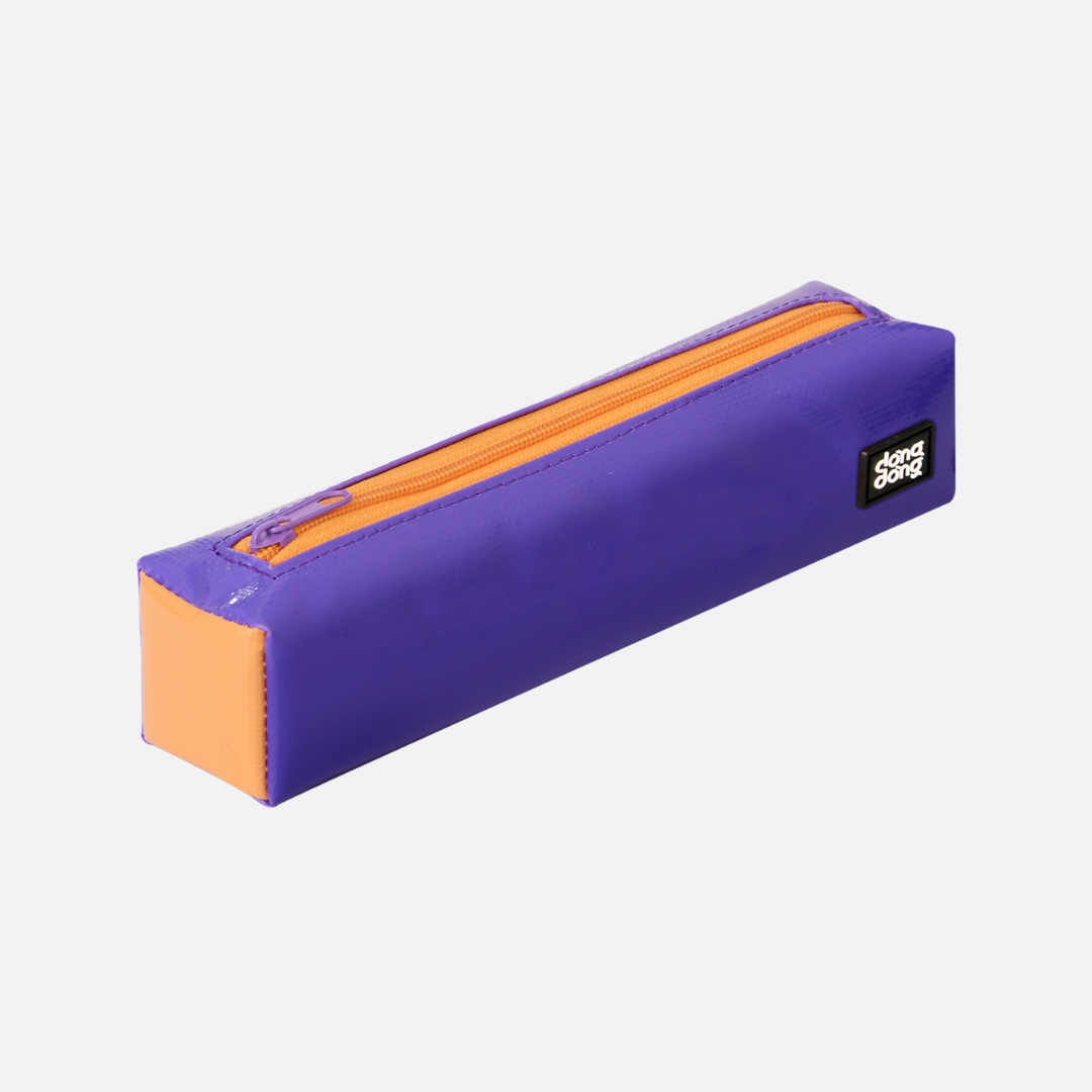 Dòng Dòng Upcycled Pen & Pencil Case - Purple