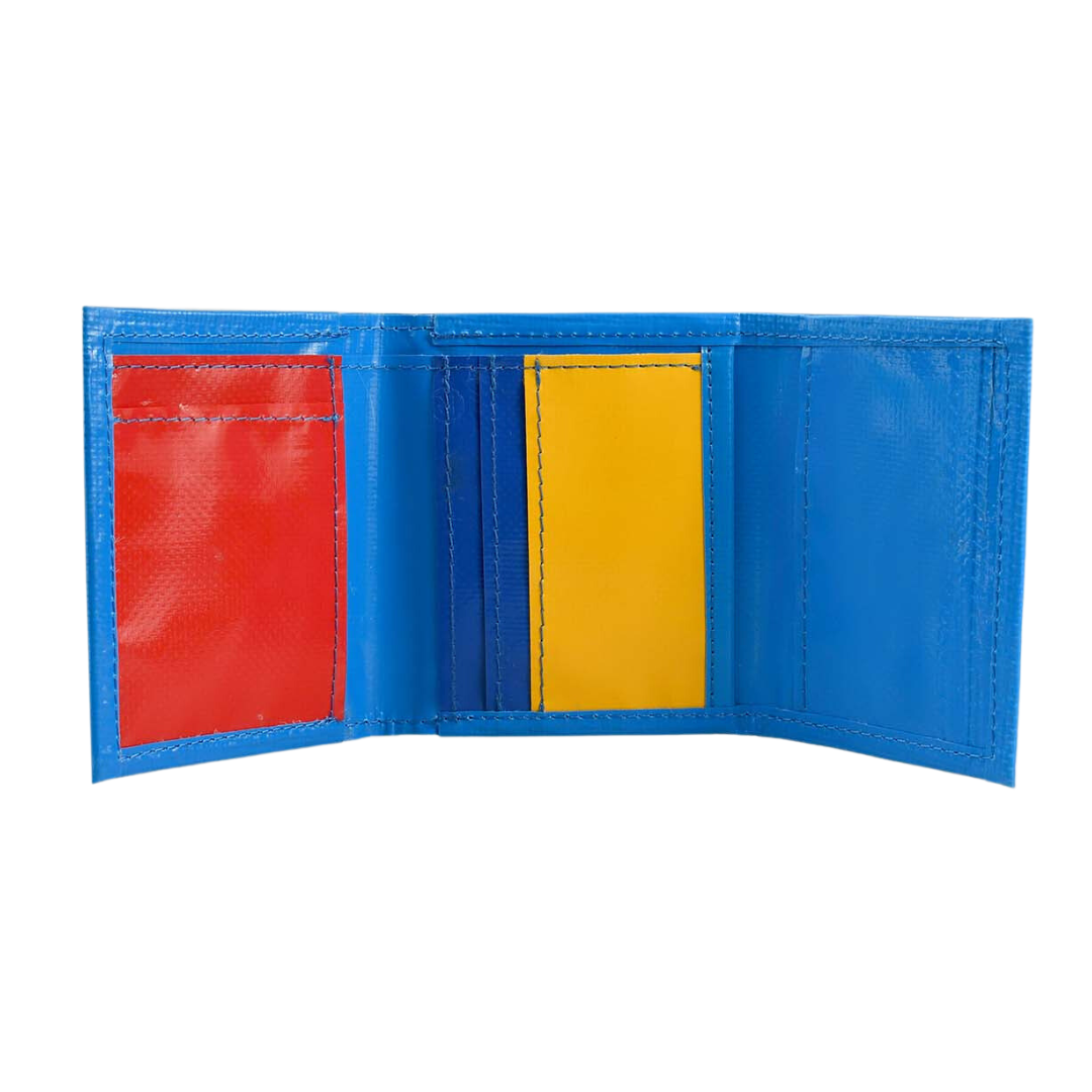 DDSG Upcycled Wallet - Blue