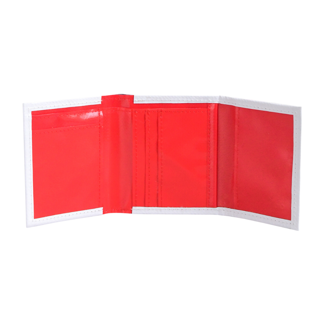 DDSG Upcycled Wallet - White