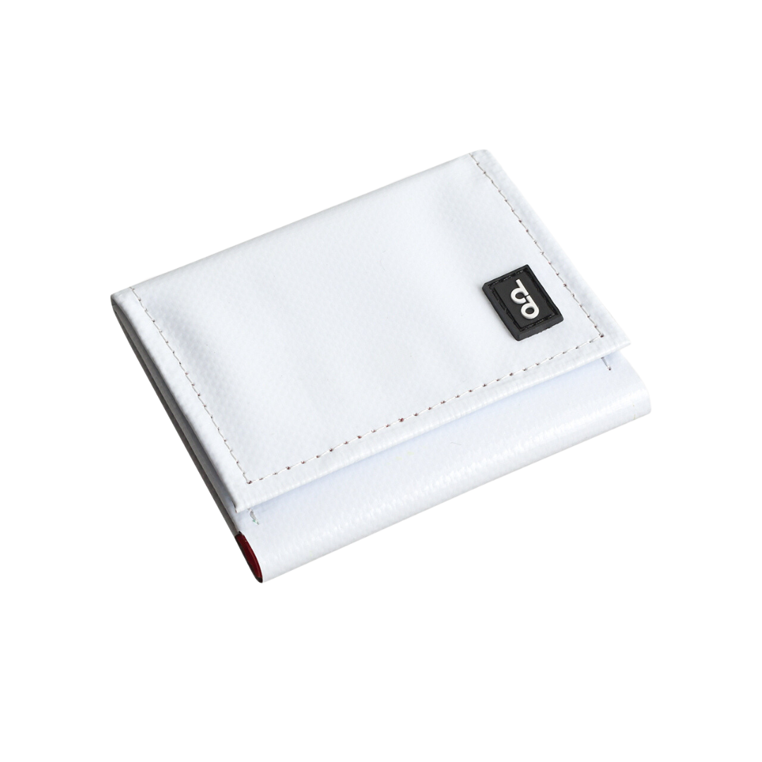 DDSG Upcycled Wallet - White