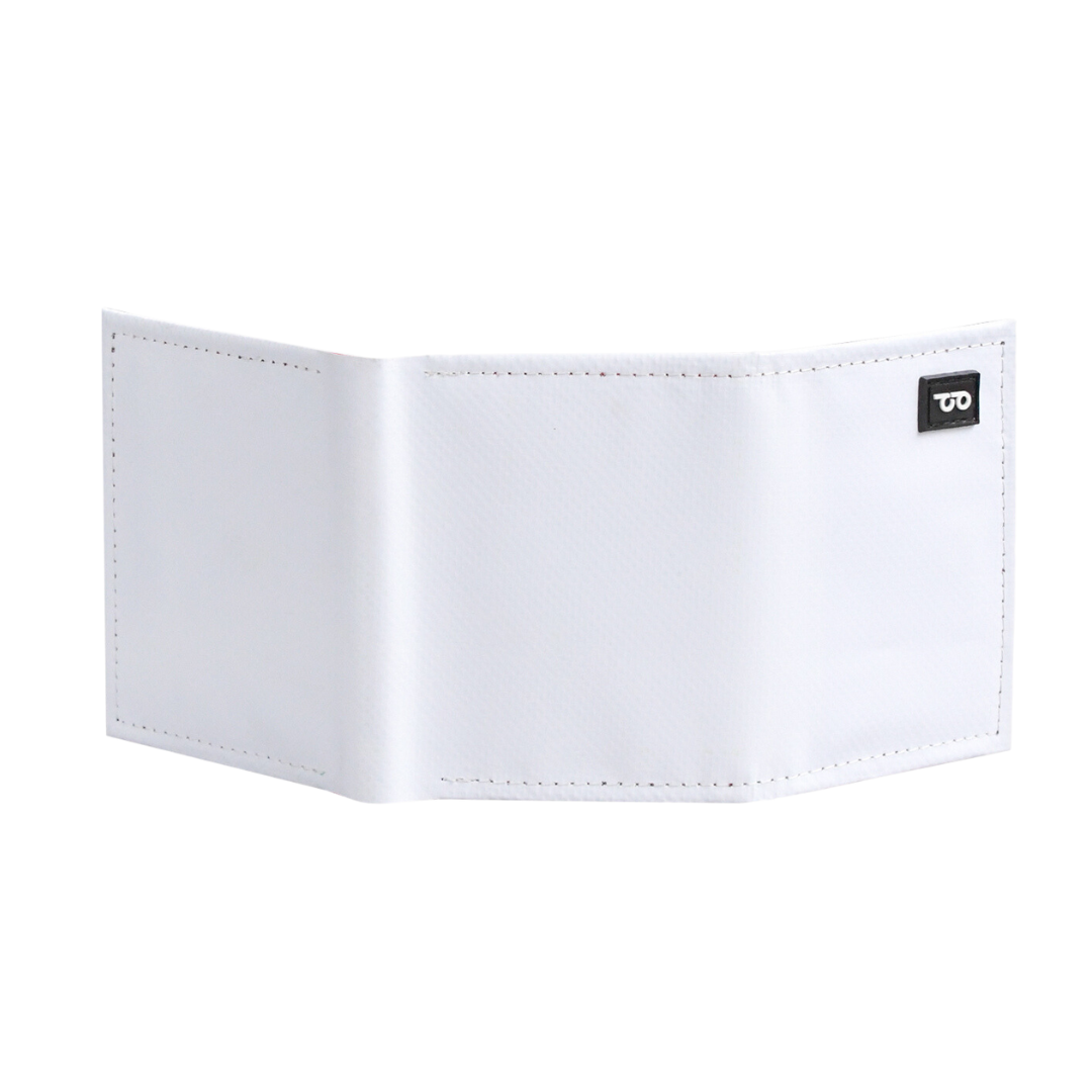 DDSG Upcycled Wallet - White
