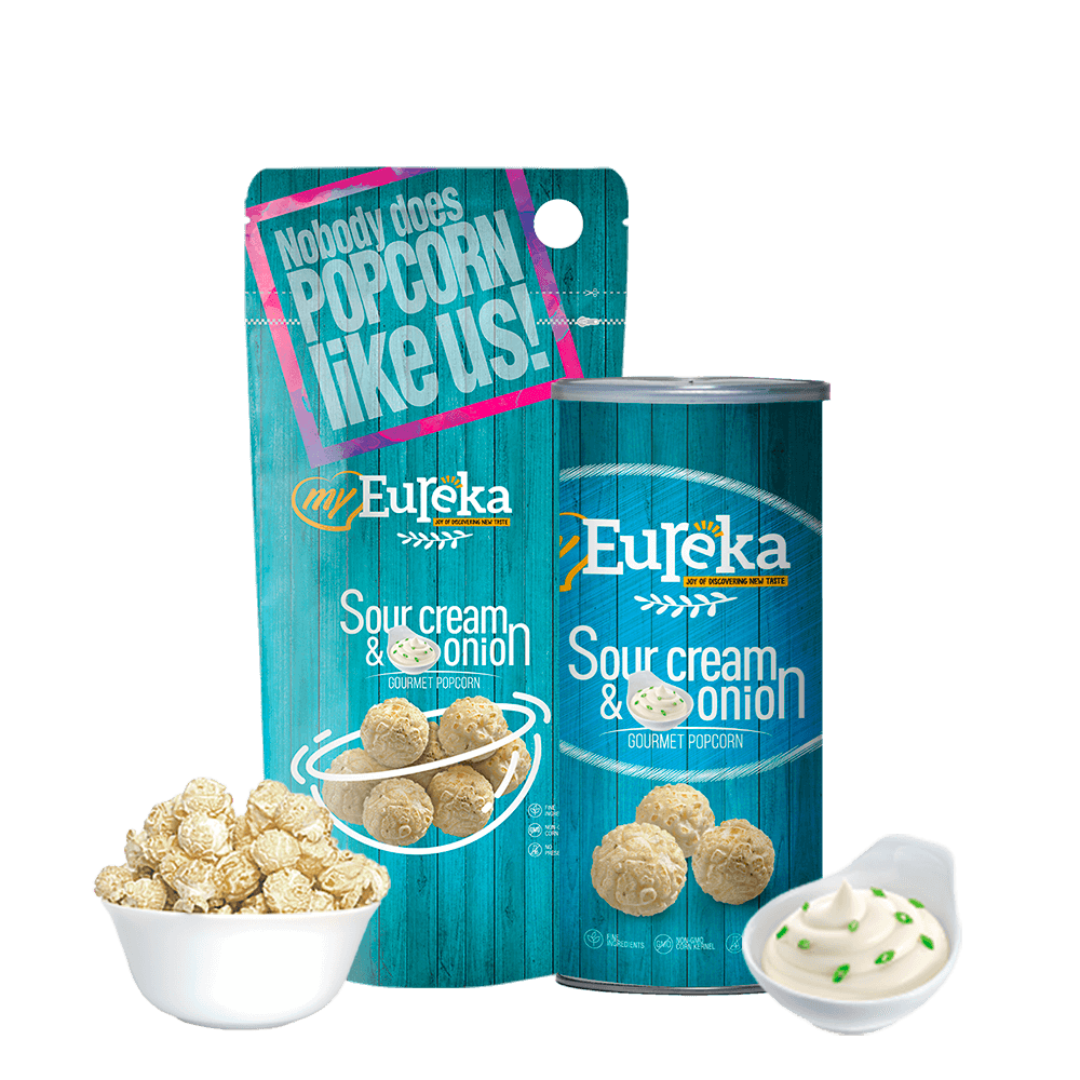 Eureka - Gourmet Popcorn - Sour Cream & Onion (70g)