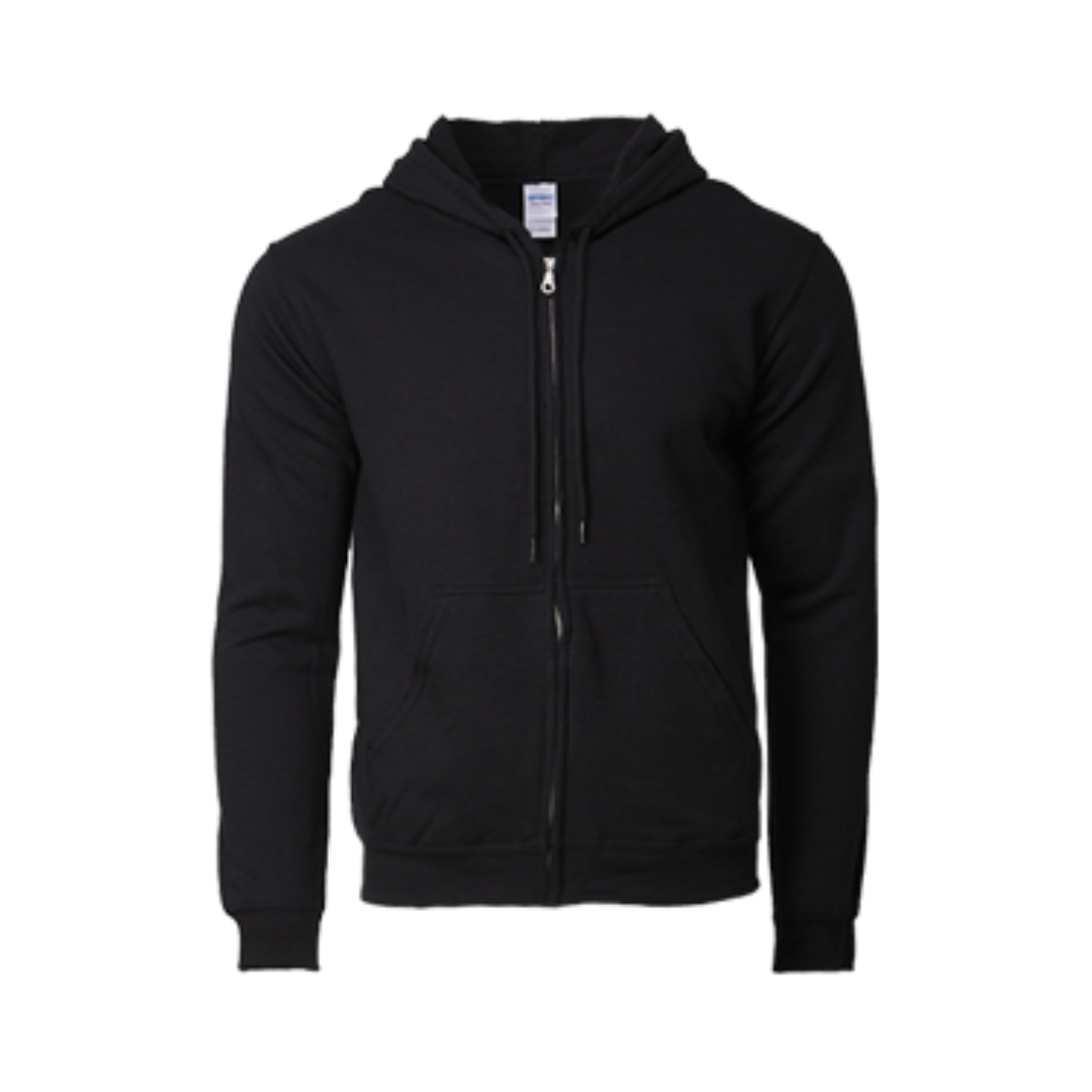 Custom Gildan Full Zip Hooded Sweatshirt