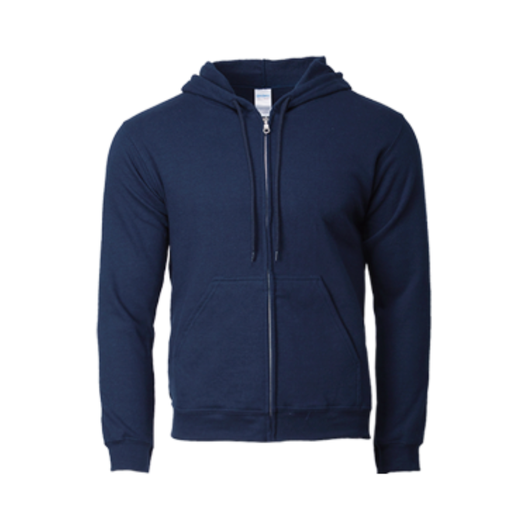 Custom Gildan Full Zip Hooded Sweatshirt