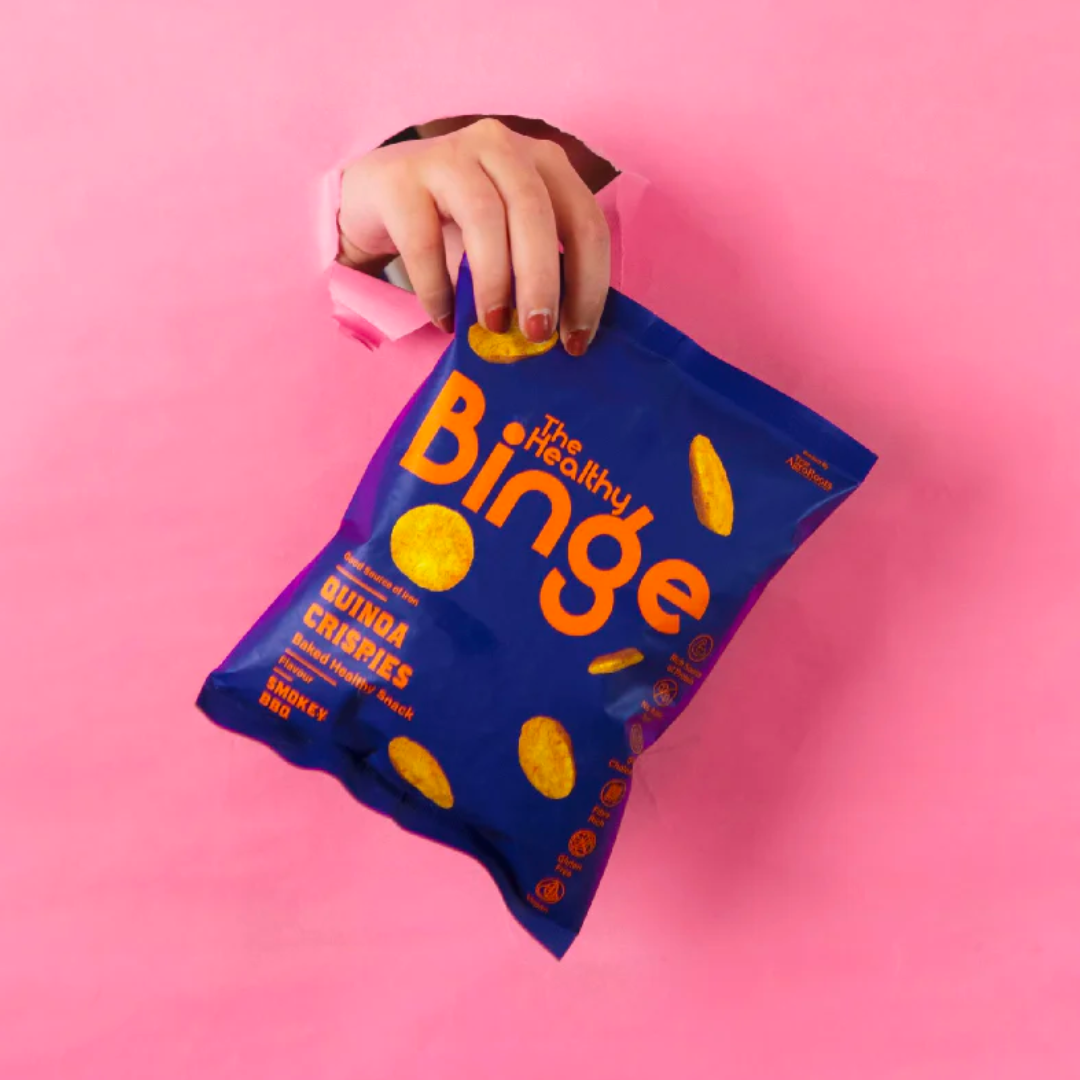 Healthy Binge Quinoa Crispies - Smokey BBQ (40g)