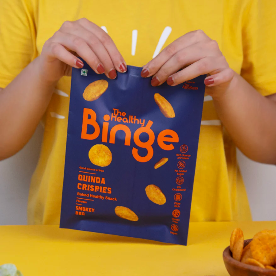 Healthy Binge Quinoa Crispies - Smokey BBQ (40g)