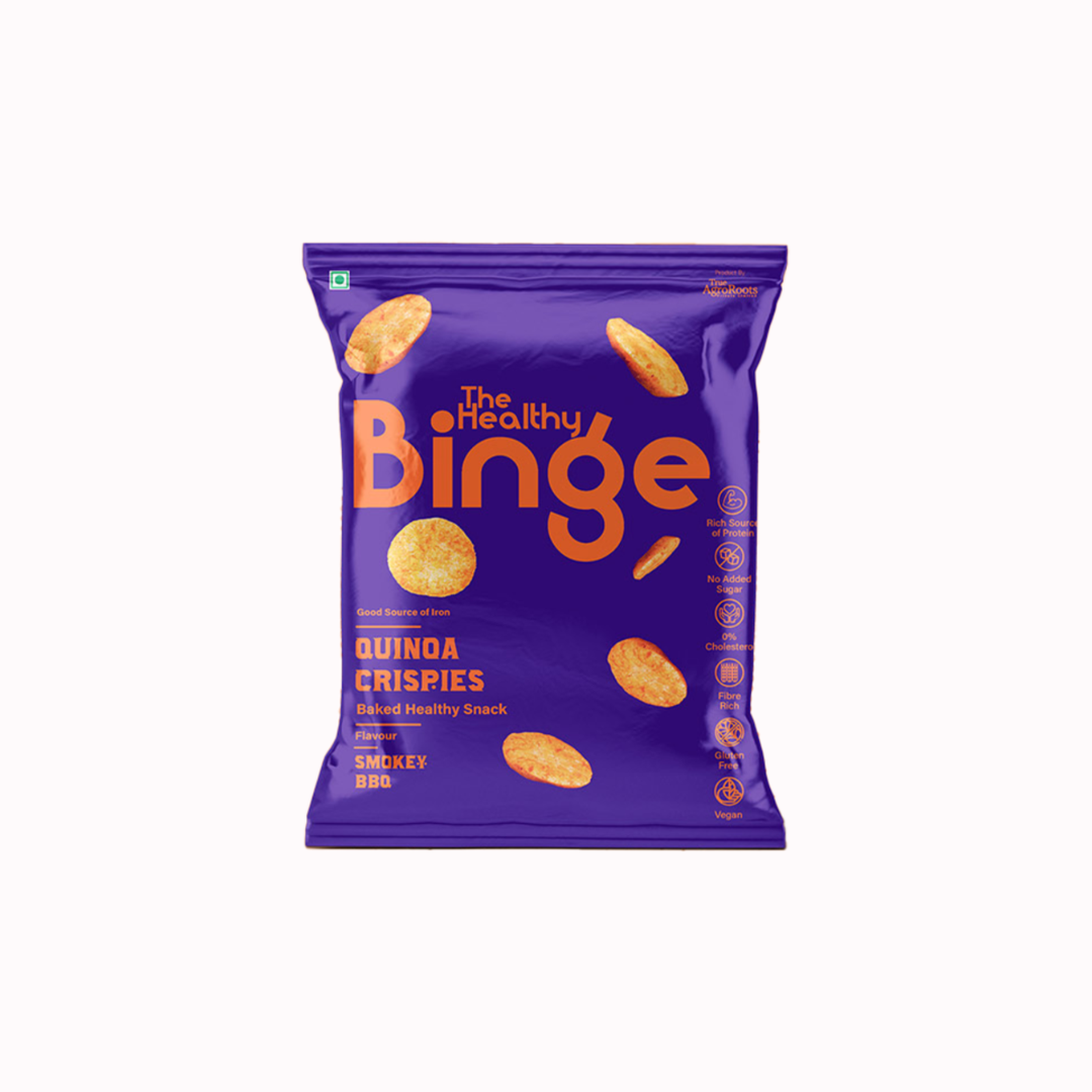 Healthy Binge Quinoa Crispies - Smokey BBQ (40g)