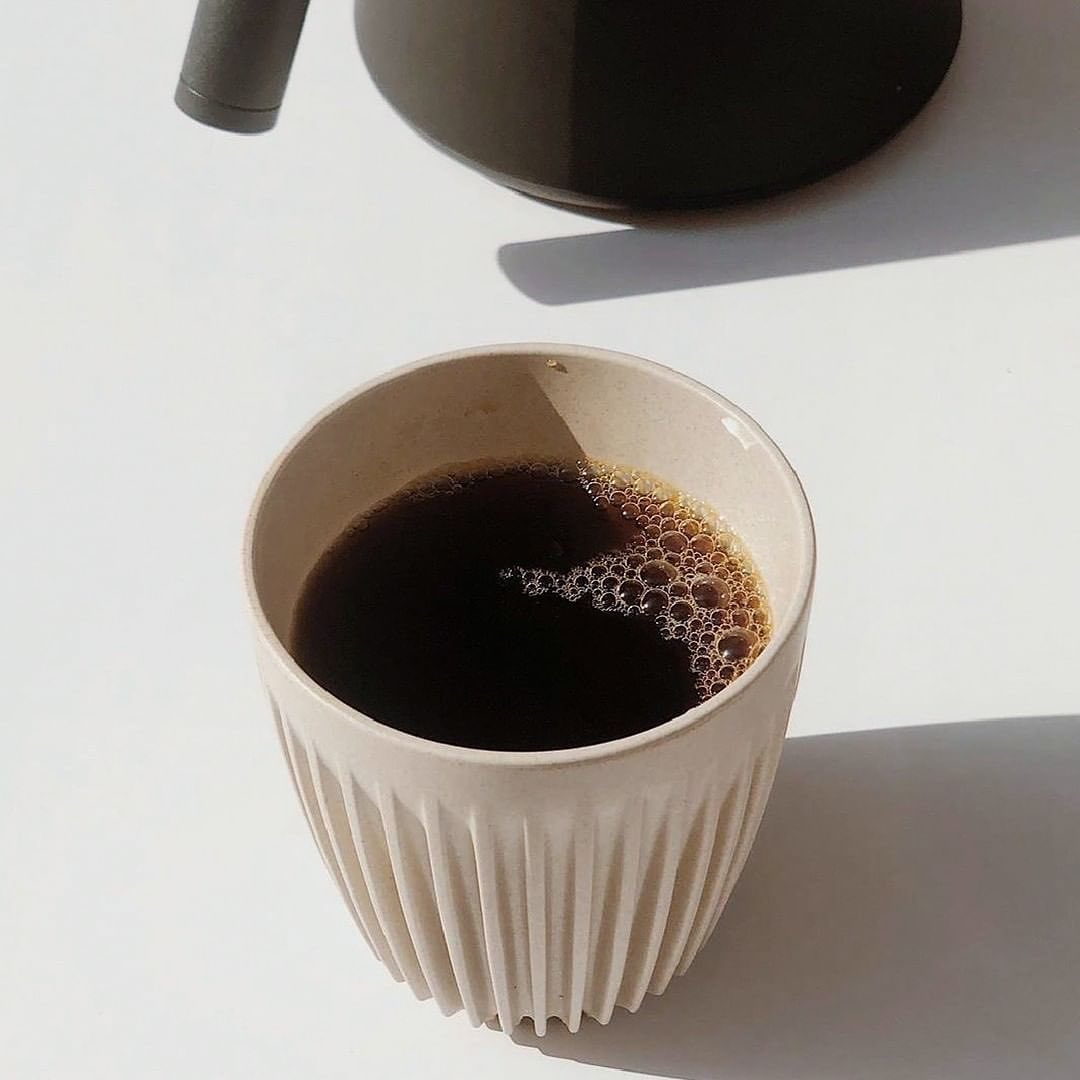 Huskee Cup with lid (8oz) - Natural