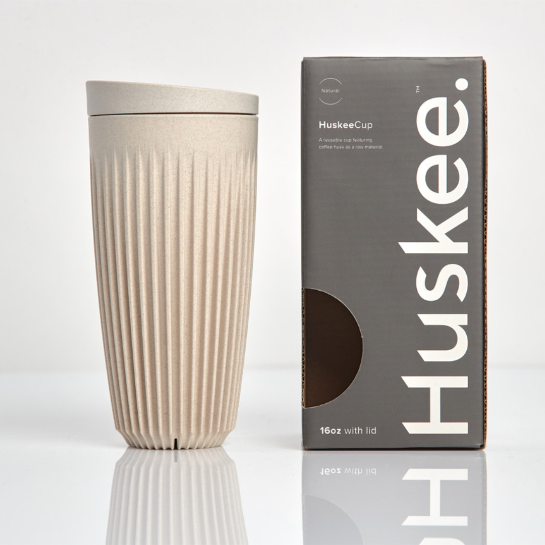 Custom Huskee Cup with Lid (8oz/12oz/16oz)
