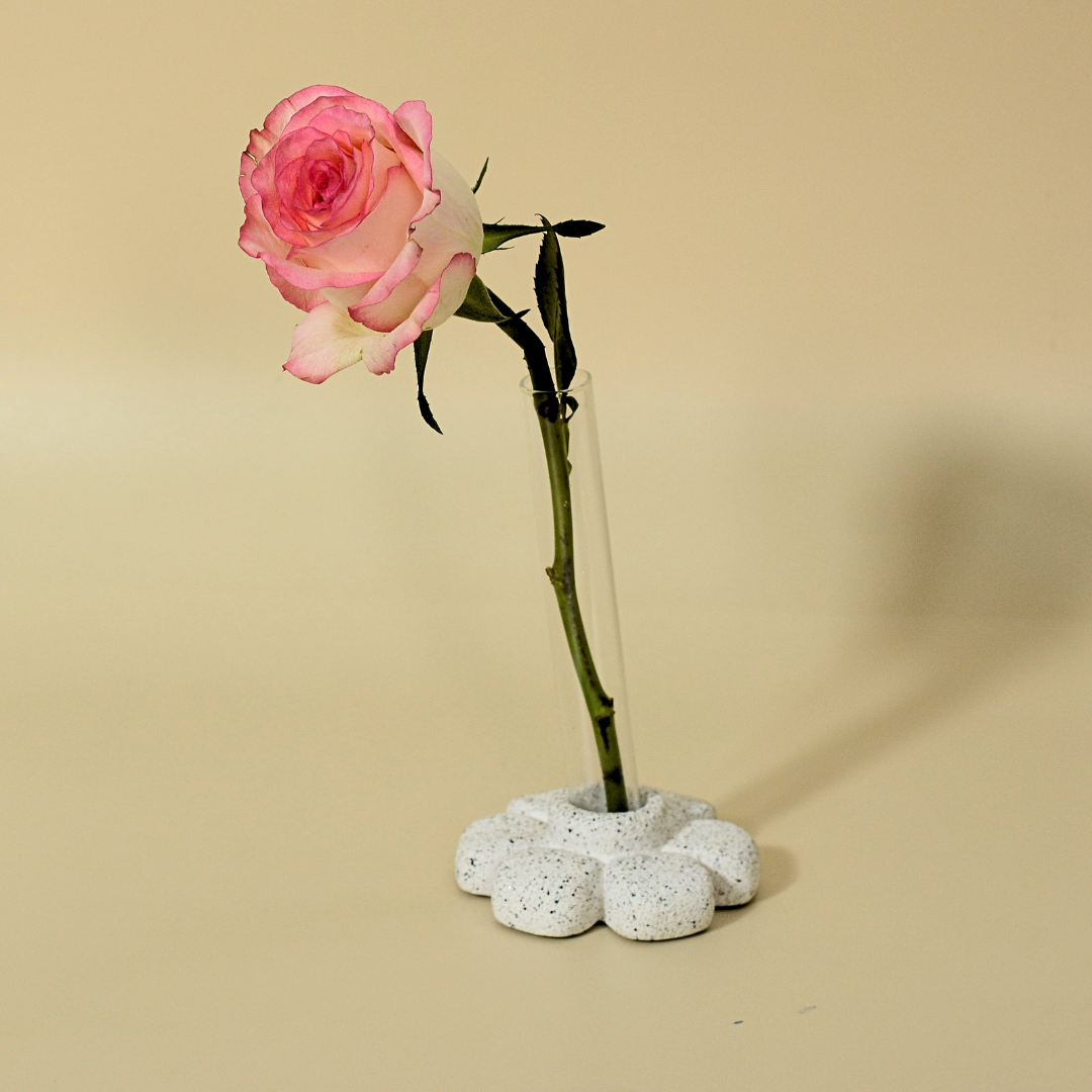 Jesmonite Flower Tube & Base