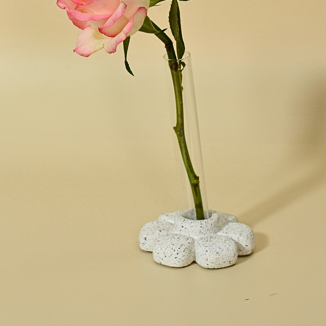Jesmonite Flower Tube & Base