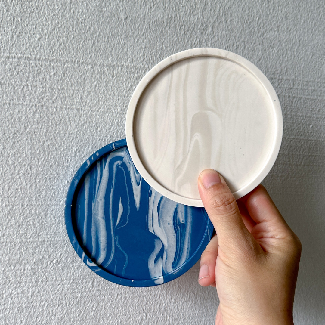 Custom Jesmonite Round Coaster