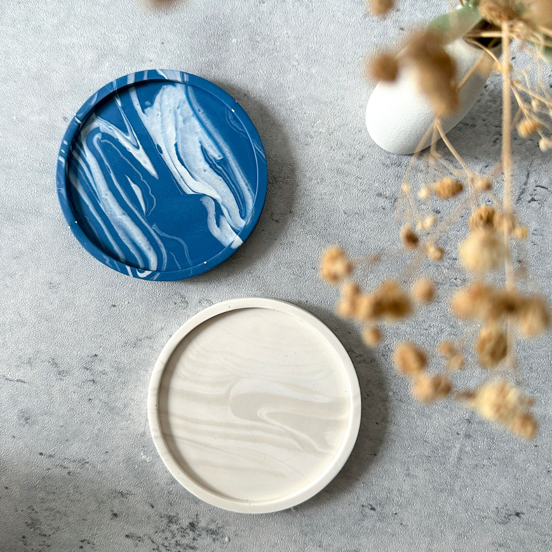 Custom Jesmonite Round Coaster