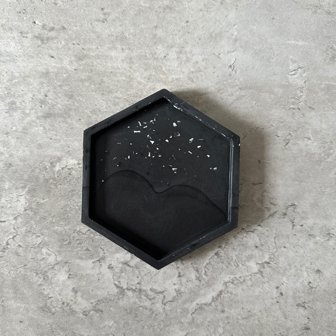 Jhoou Studio - Jesmonite Hexagon Coaster