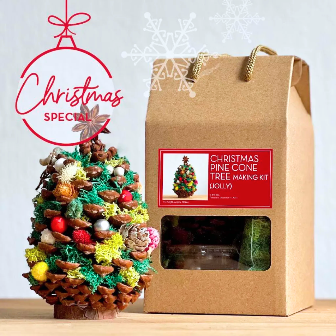 Jolly Pine Cone DIY Kit