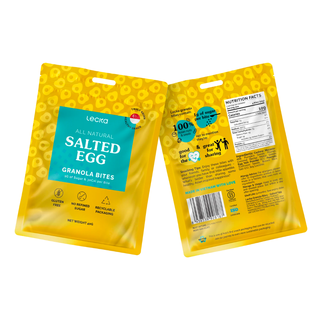 Lecka - Granola Bites - Salted Egg (40g)