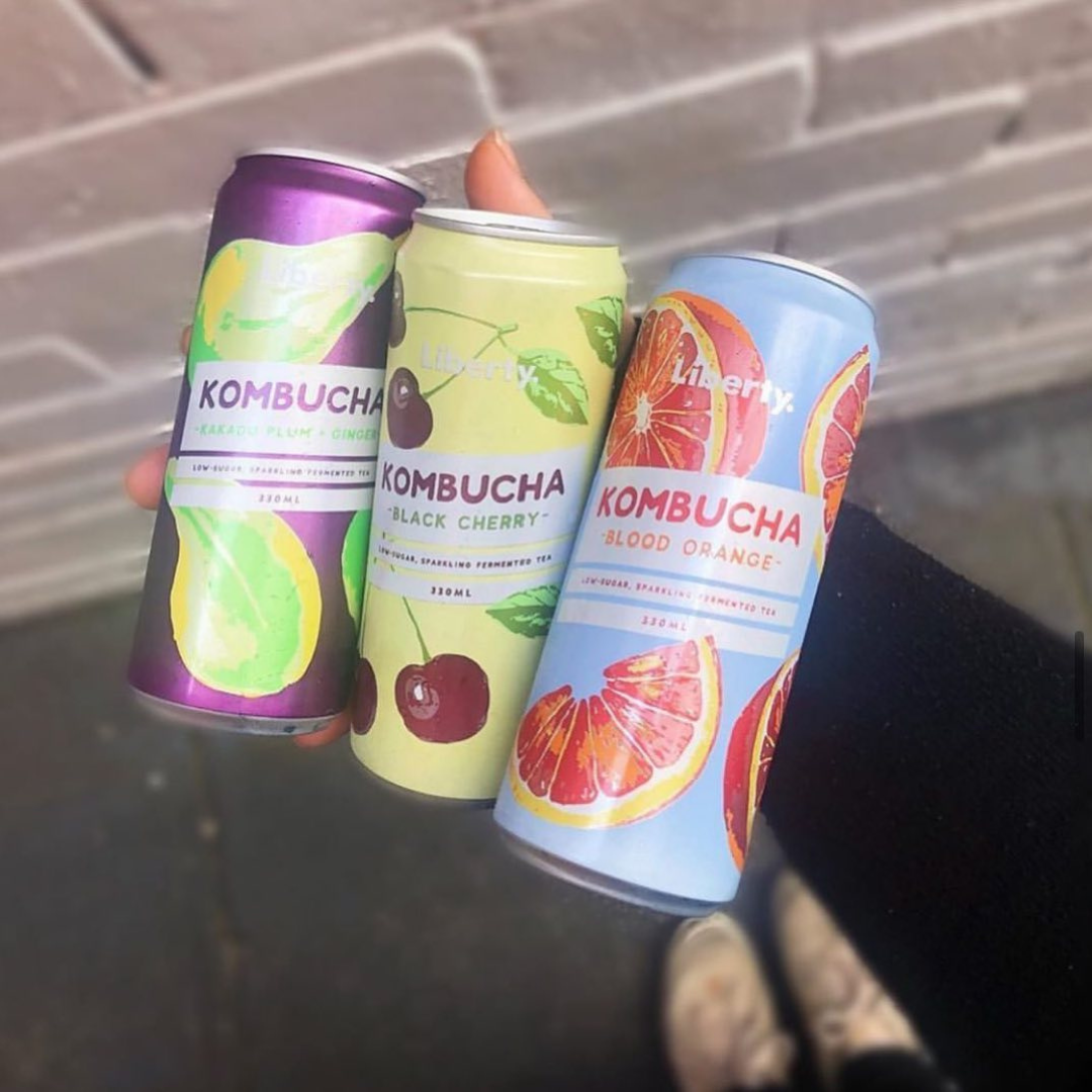 Liberty Kombucha - Black Cherry (330ml)