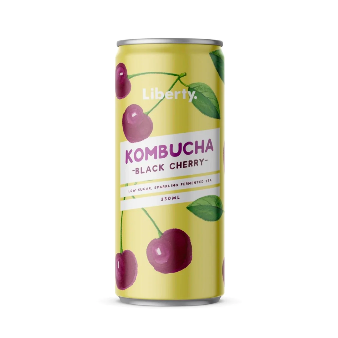 Liberty Kombucha - Black Cherry (330ml)