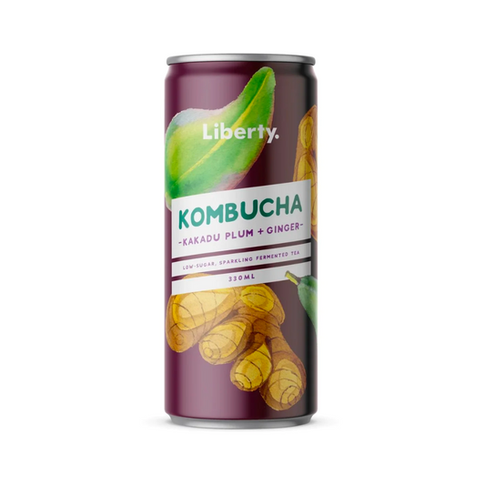 Liberty Kombucha - Kakadu Plum & Ginger Kombucha (330ml)