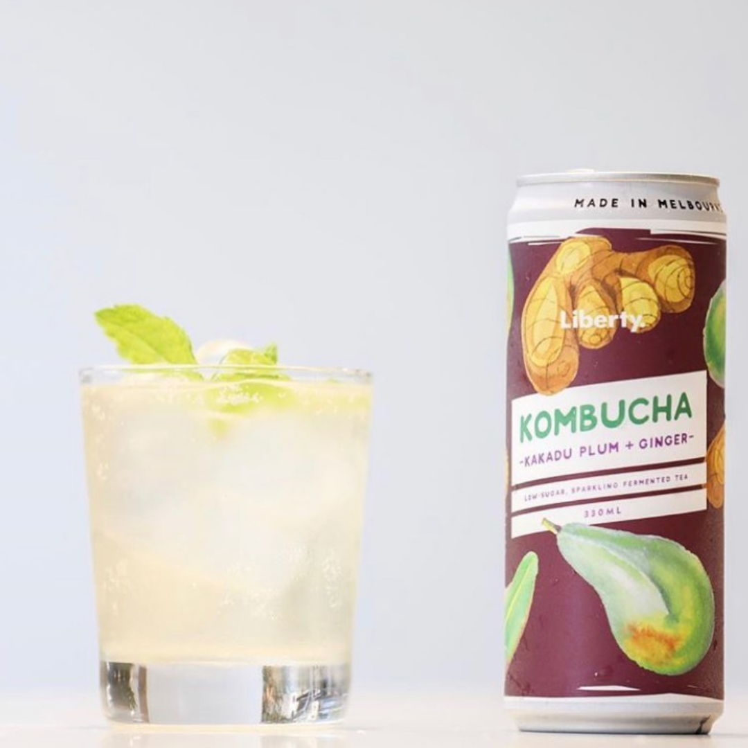 Liberty Kombucha - Kakadu Plum & Ginger Kombucha (330ml)
