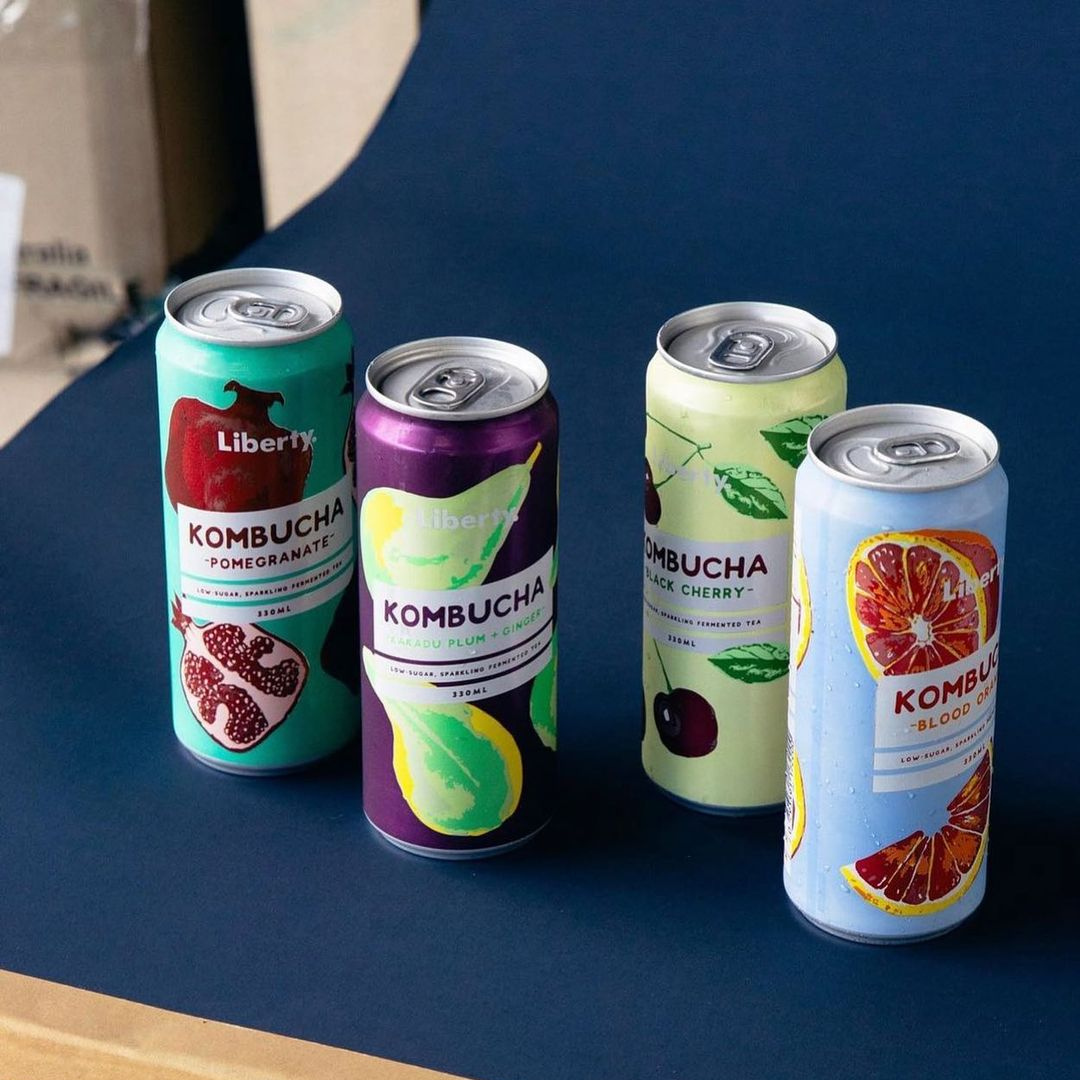 Liberty Kombucha - Kakadu Plum & Ginger Kombucha (330ml)