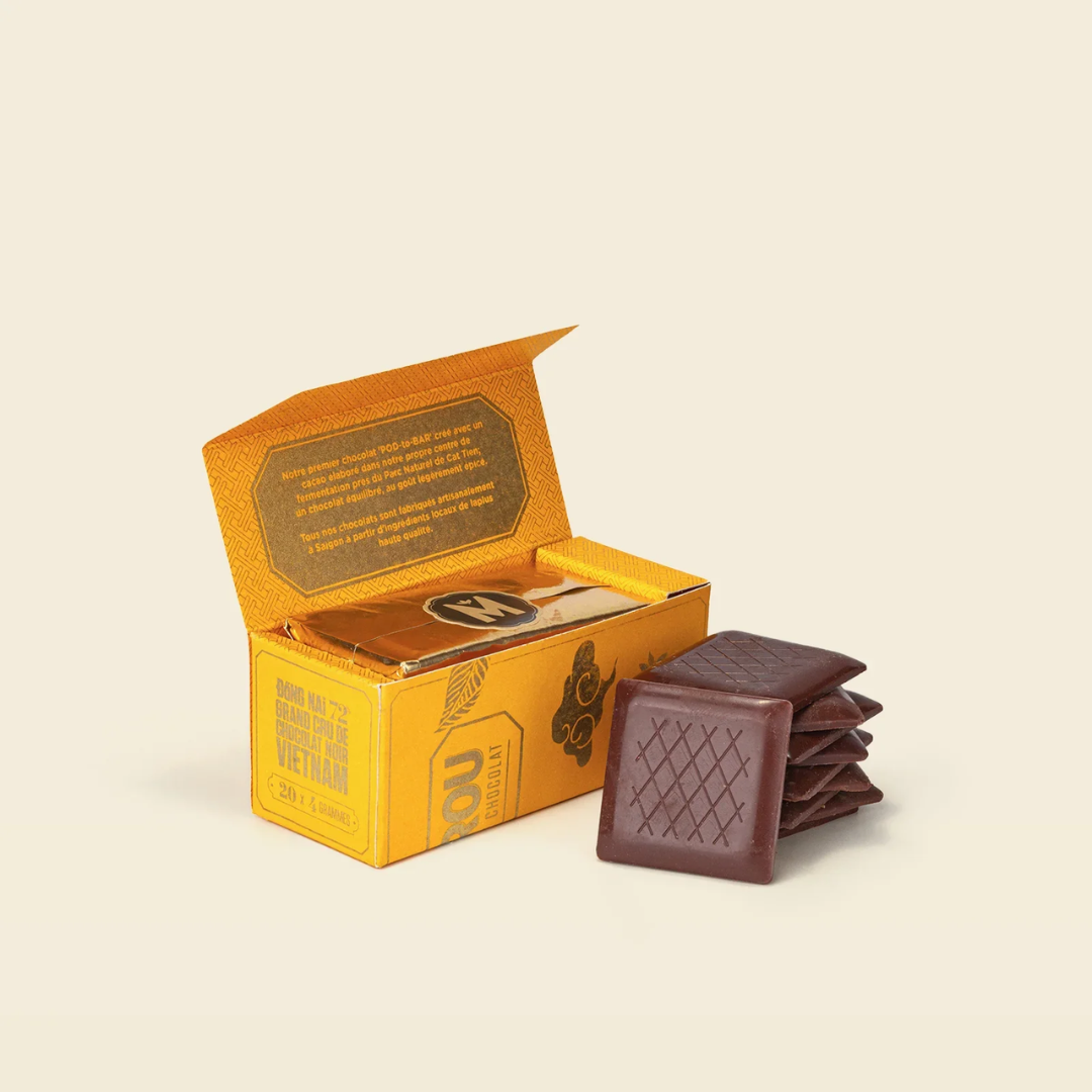 Marou - Dong Nai 72% Napolitains Chocolate 20-Piece Set