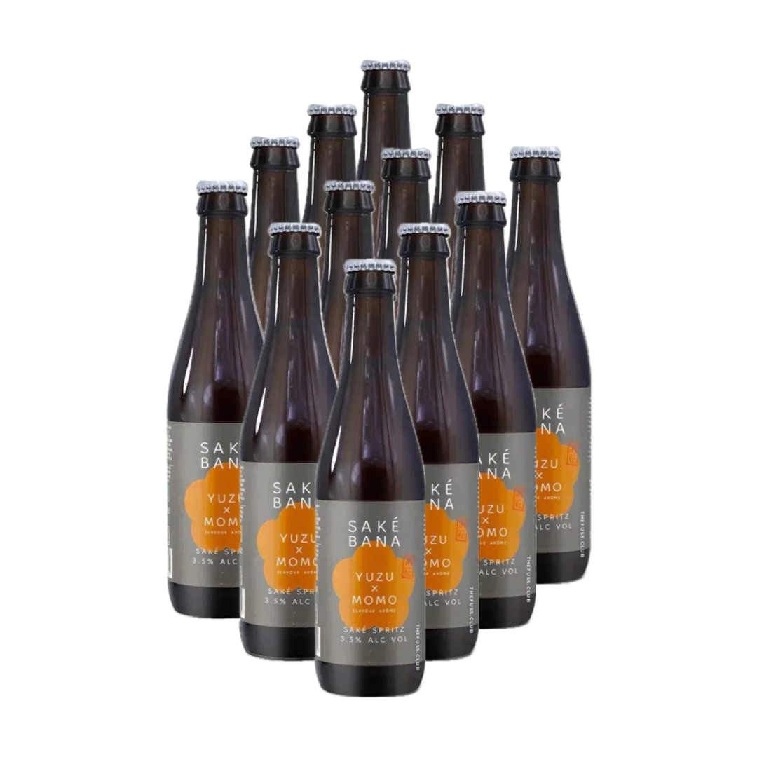 SAKÉBANA - SAKÉ SPRITZ Yuzu x Momo - Case of 12
