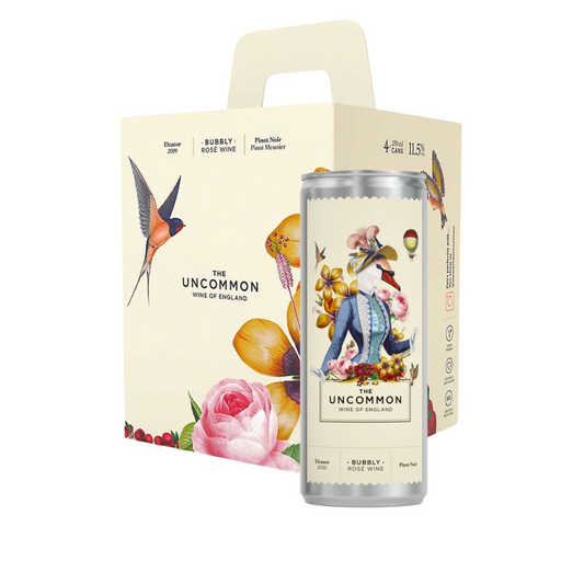 The Uncommon Bubbly Rosé Wine - Pack of 4