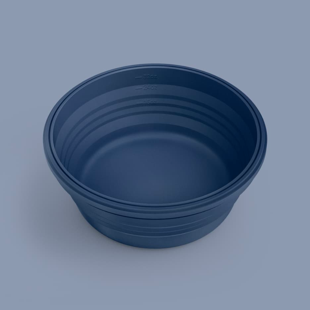 Stojo - Collapsible Bowl (1065ml/36oz) - Denim