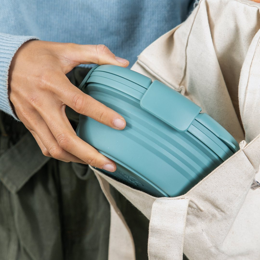 Stojo - Collapsible Bowl (1065ml/36oz) - Denim