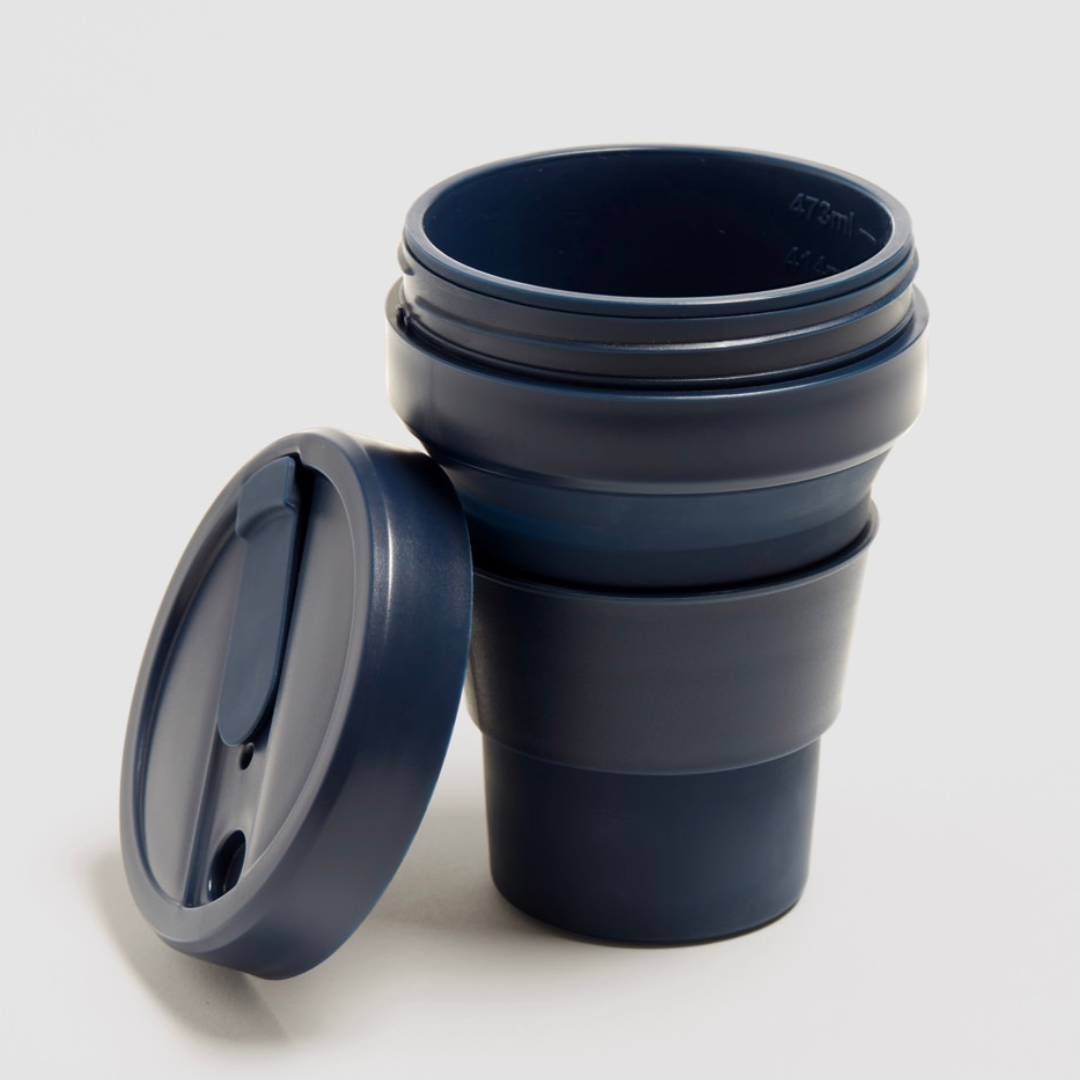 Stojo - Collapsible Cup - Denim (473ml/16oz)