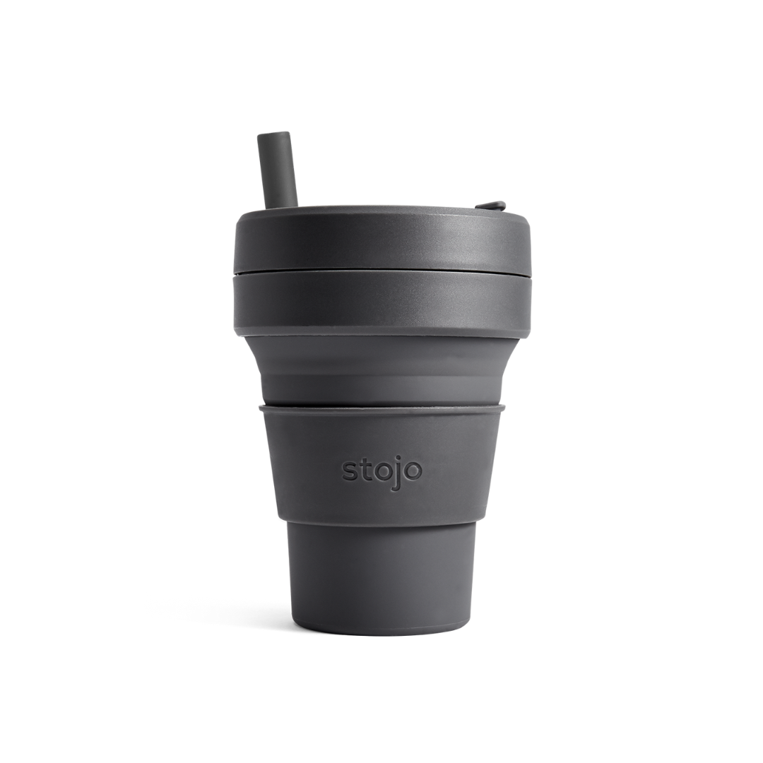 Stojo - Collapsible Cup - Carbon (473ml/16oz)