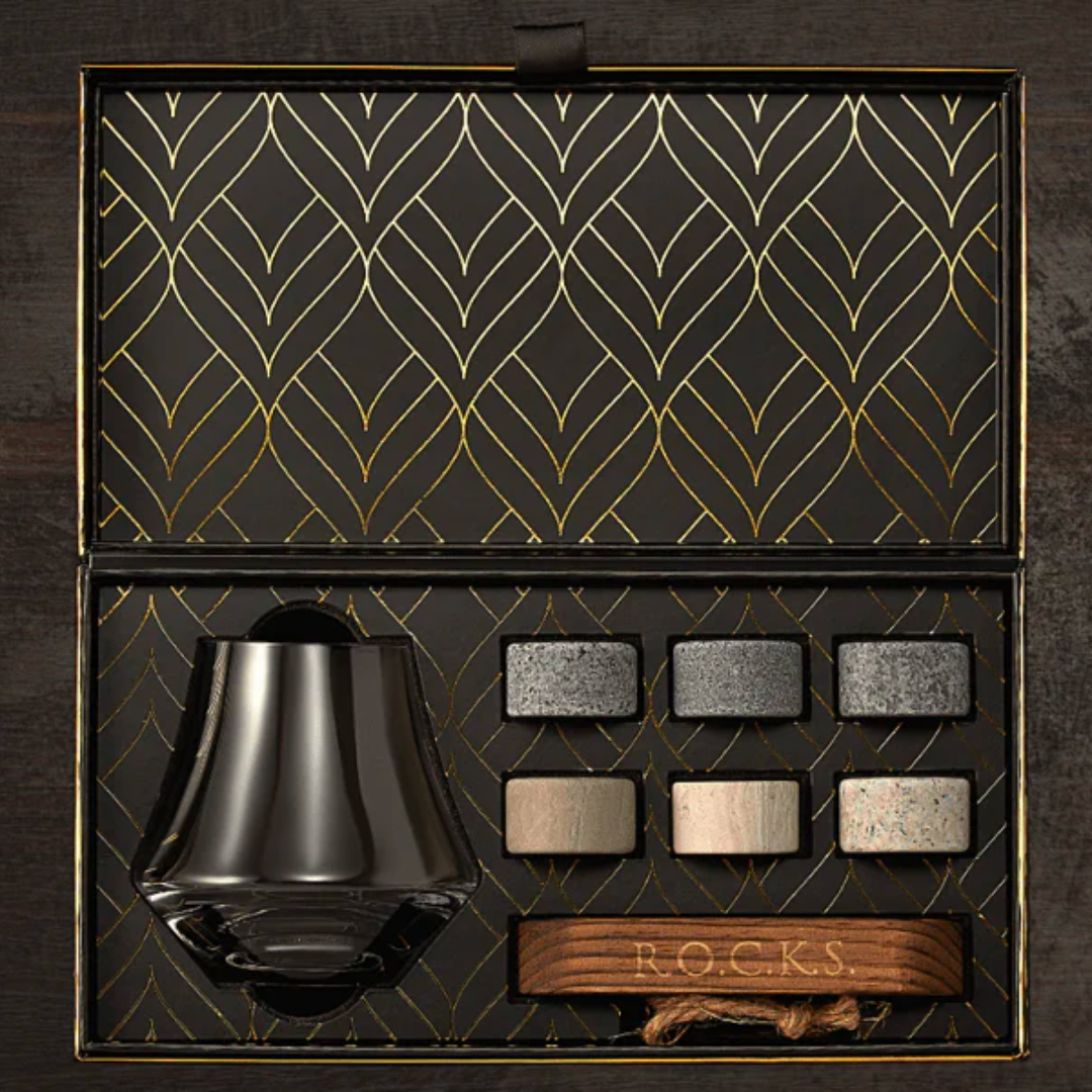 ROCKS The Connoisseur’s Set with 1 Crystal Nosing Glass