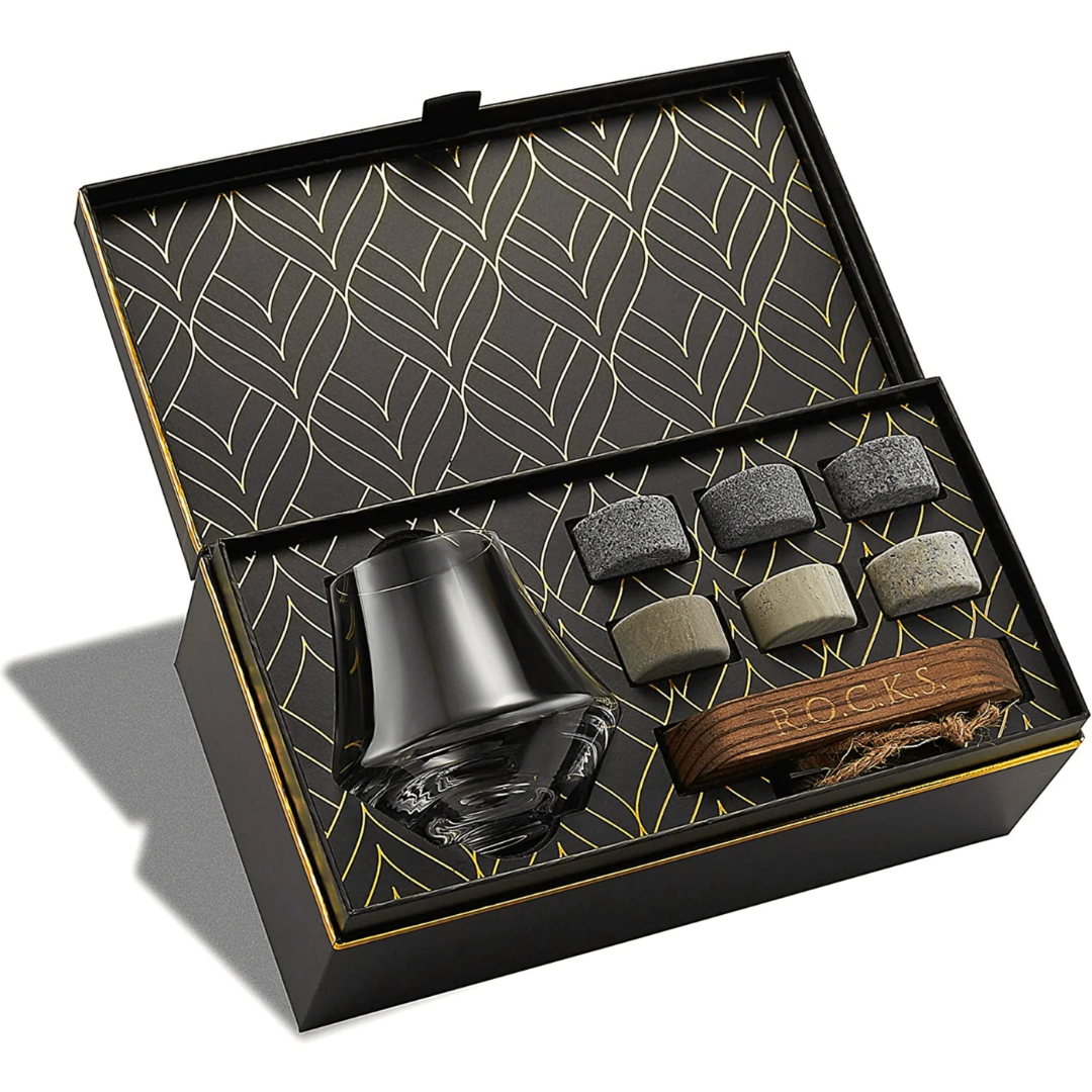 ROCKS The Connoisseur’s Set with 1 Crystal Nosing Glass