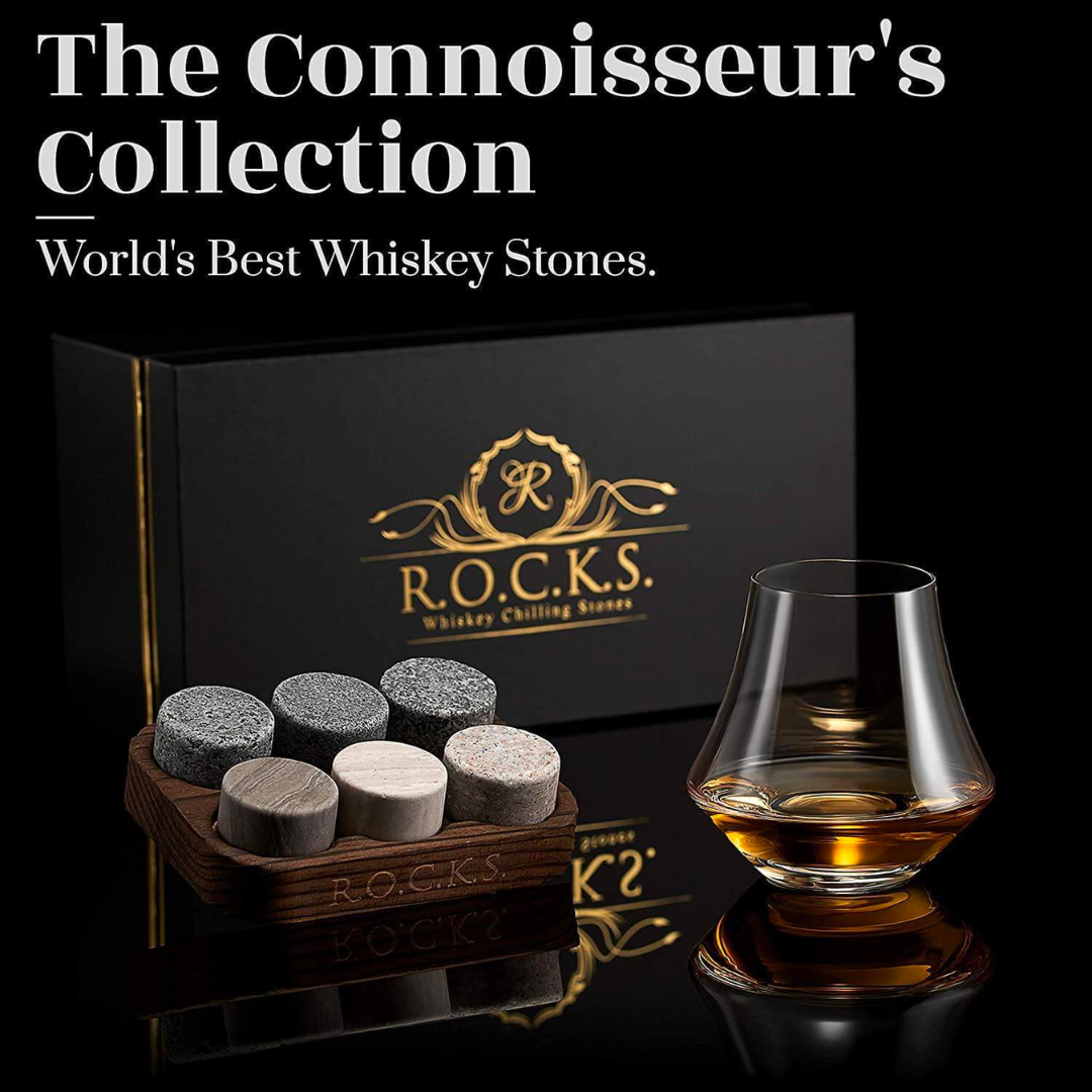 ROCKS The Connoisseur’s Set with 1 Crystal Nosing Glass