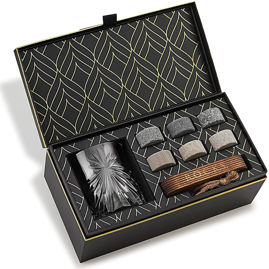 ROCKS The Connoisseur’s Set with 1 Soleil Crystal Glass