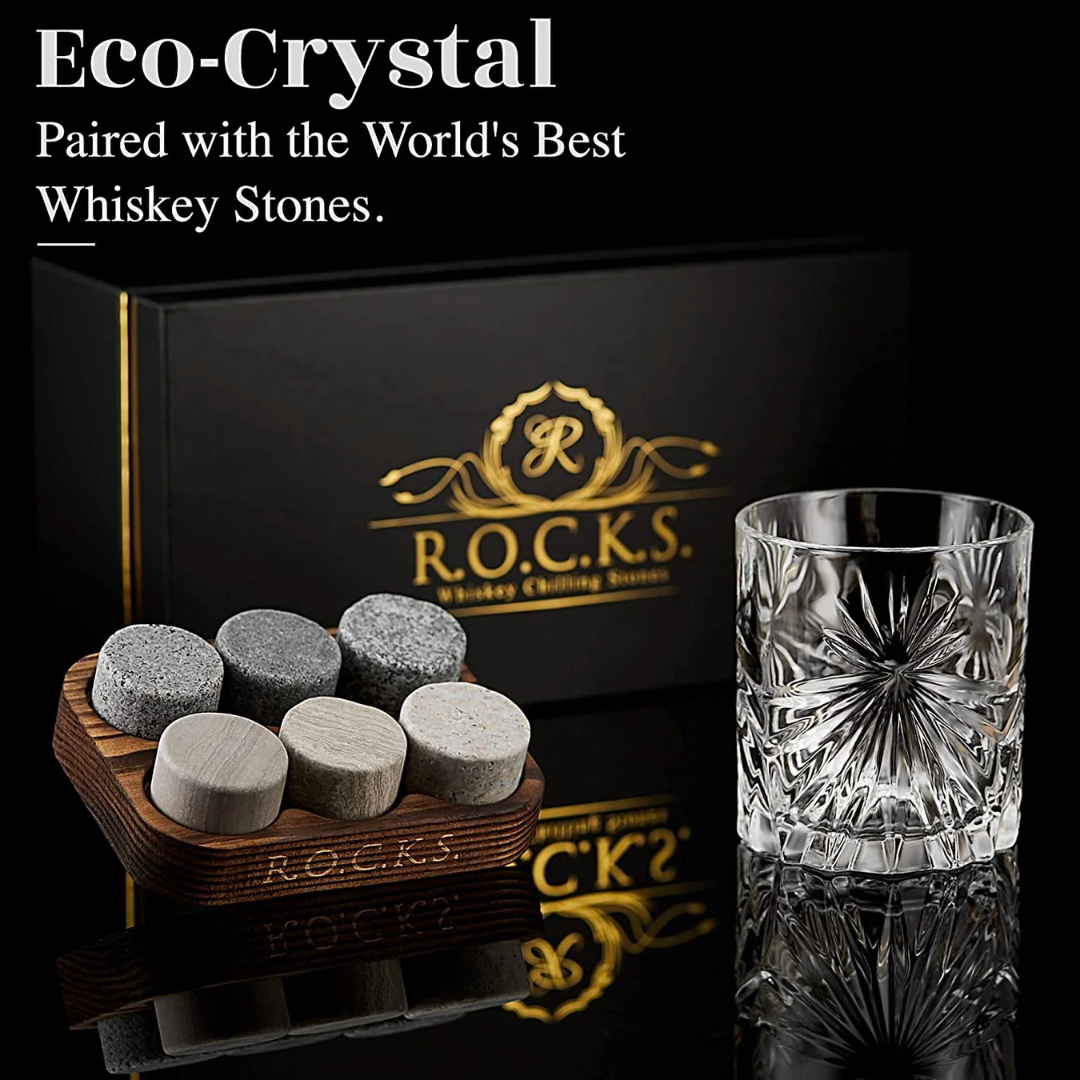 ROCKS The Connoisseur’s Set with 1 Soleil Crystal Glass