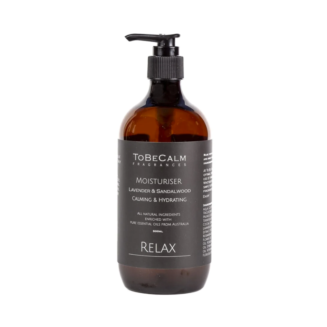 To Be Calm Moisturiser - Relax (Lavender & Sandalwood) (500ml)