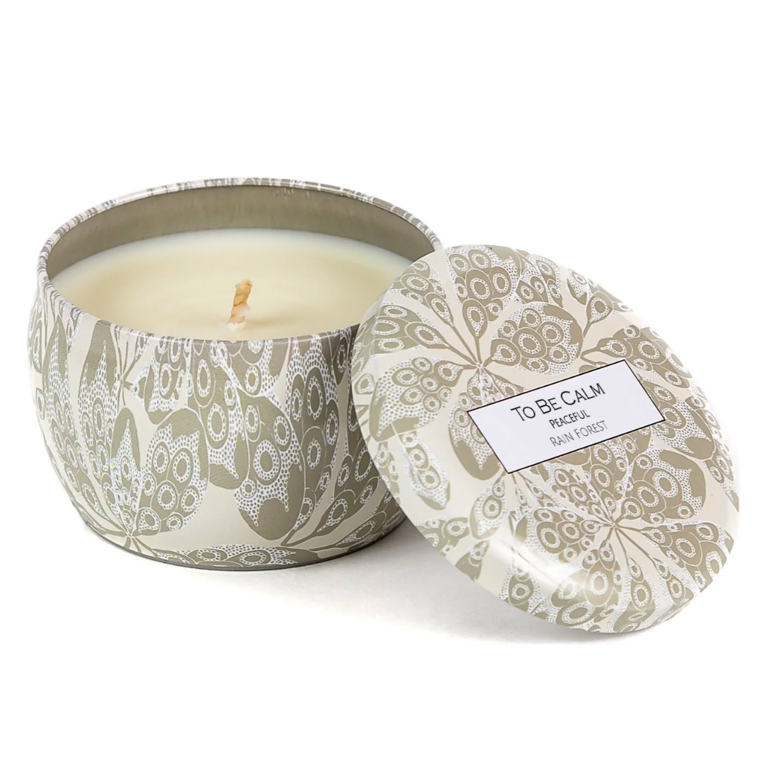 To Be Calm Mini Soy Candle - Peaceful (Rainforest)