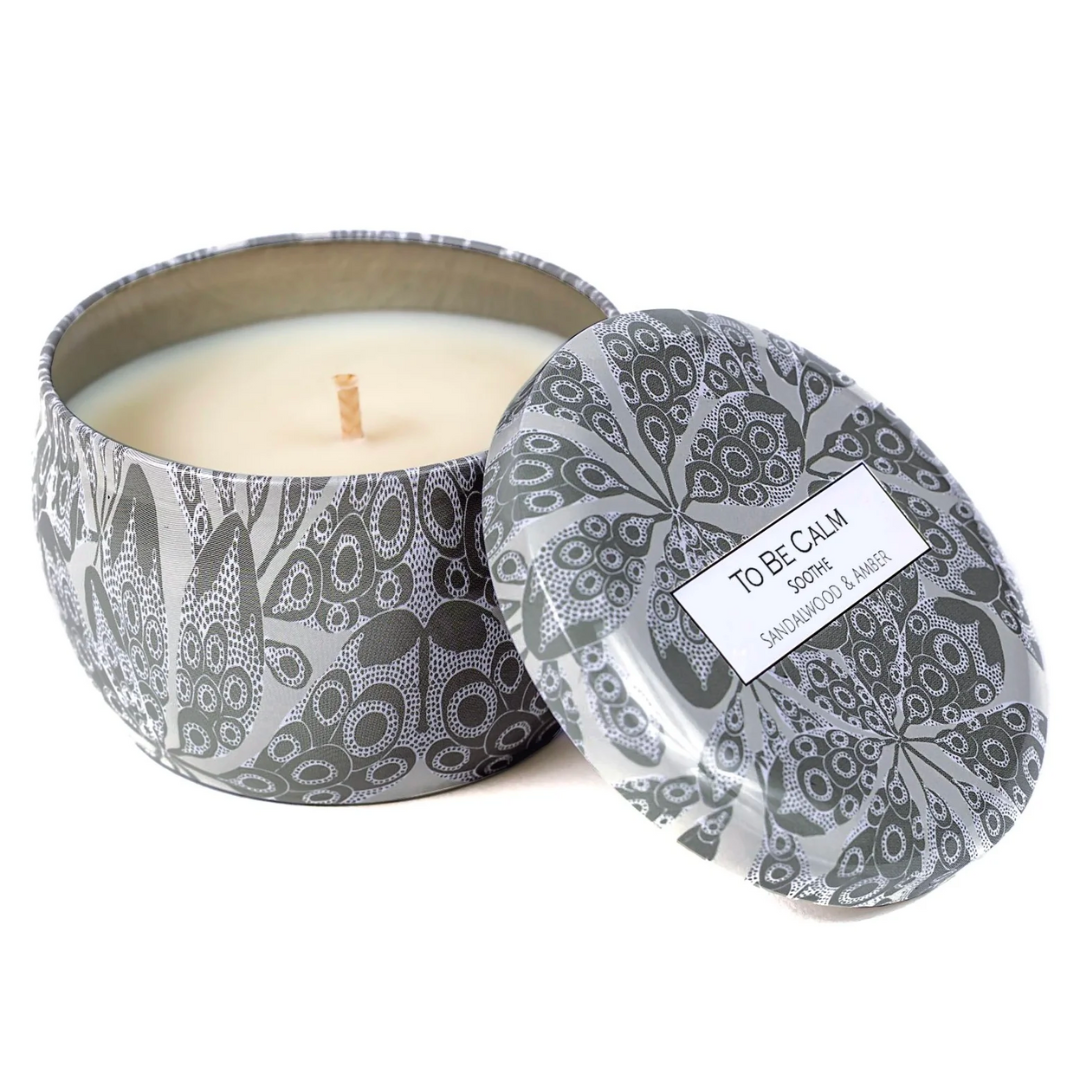 To Be Calm Mini Soy Candle - Soothe (Sandalwood & Amber)