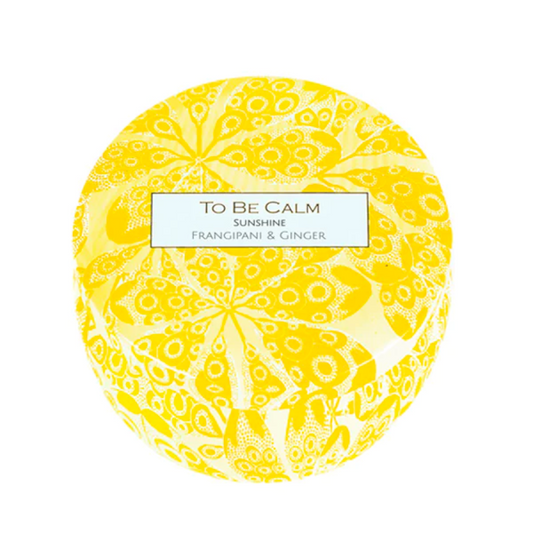 To Be Calm Mini Soy Candle - Sunshine (Frangipani & Ginger)